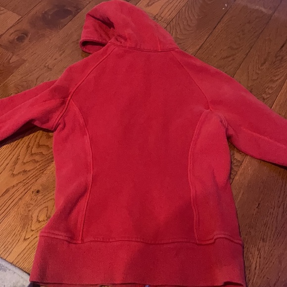 RED LULU LEMON HOODIE - Picture 2 of 7
